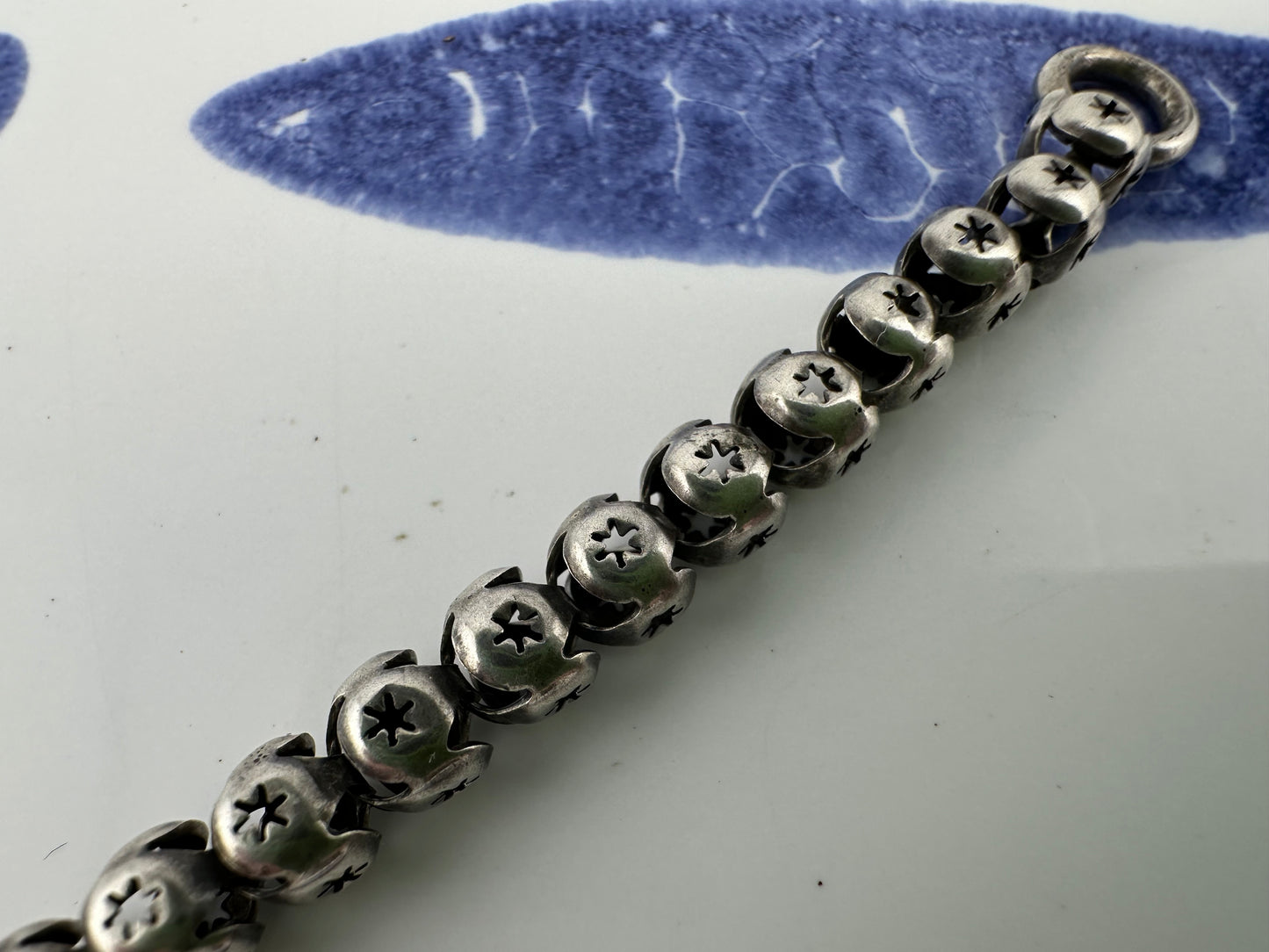 Sterling Silver Star Pierced Ball chain extender