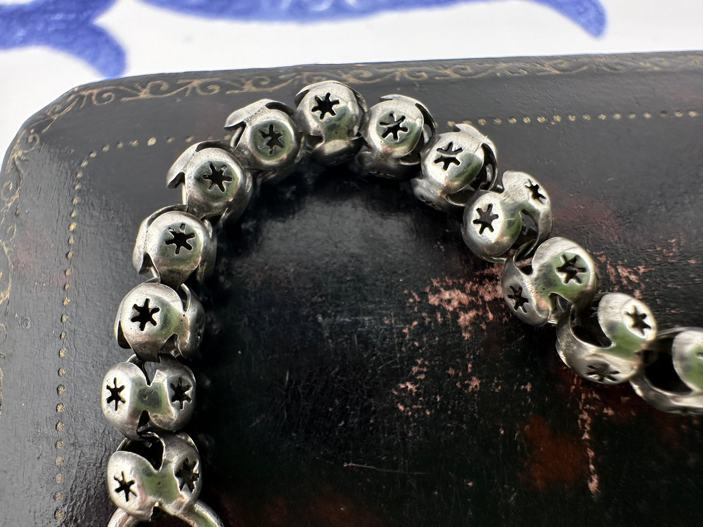 Sterling Silver Star Pierced Ball chain extender
