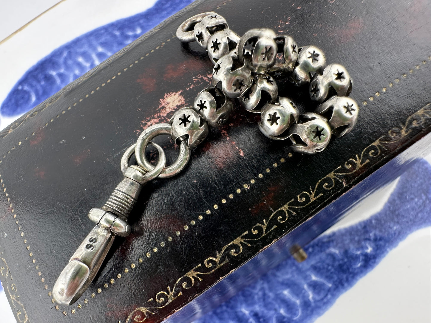 Sterling Silver Star Pierced Ball chain extender