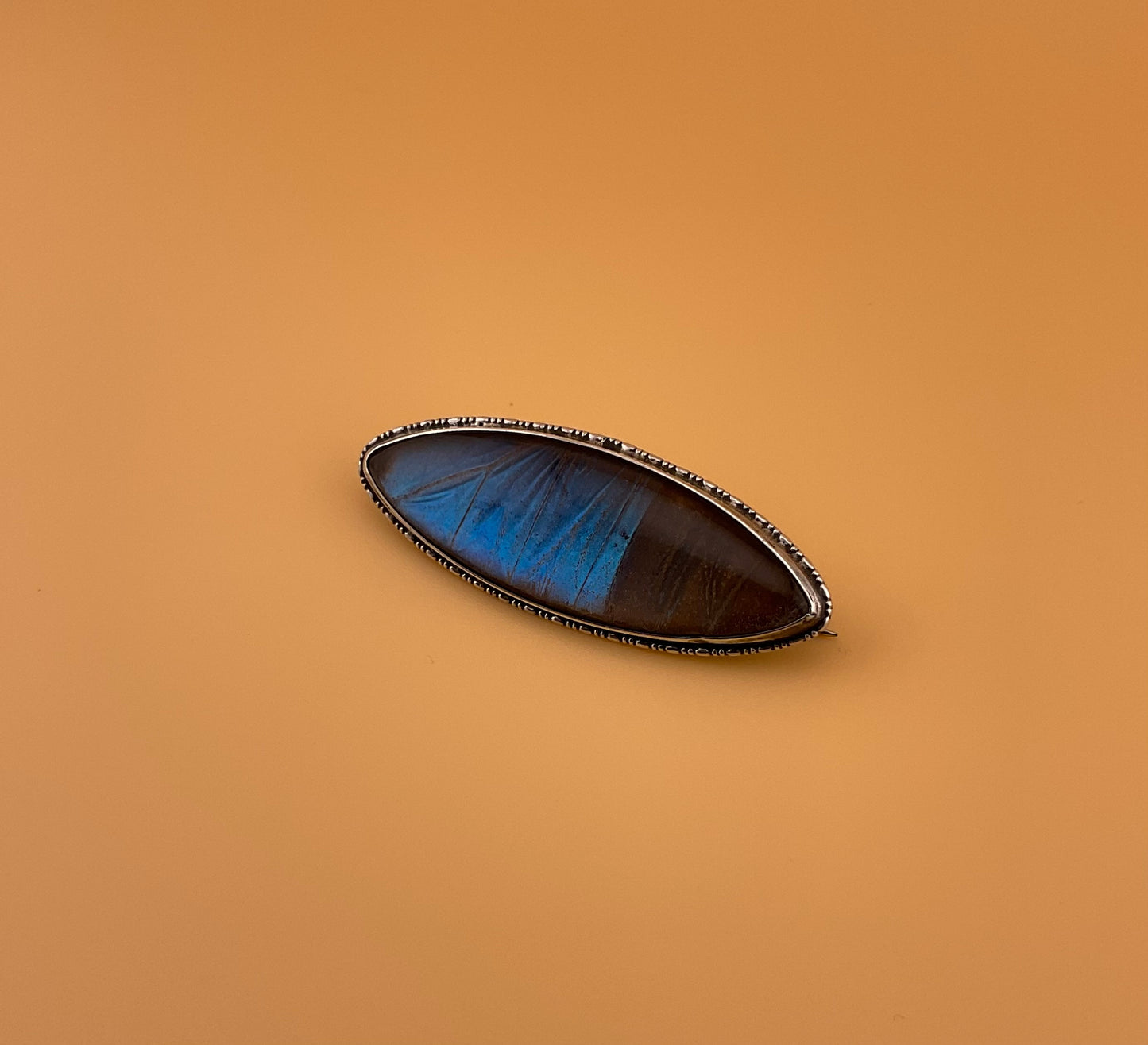 1920s-30s Silver Butterfly Wing Brooch