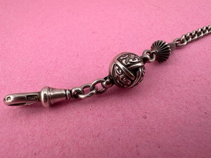 Sterling silver Curb and ball extender