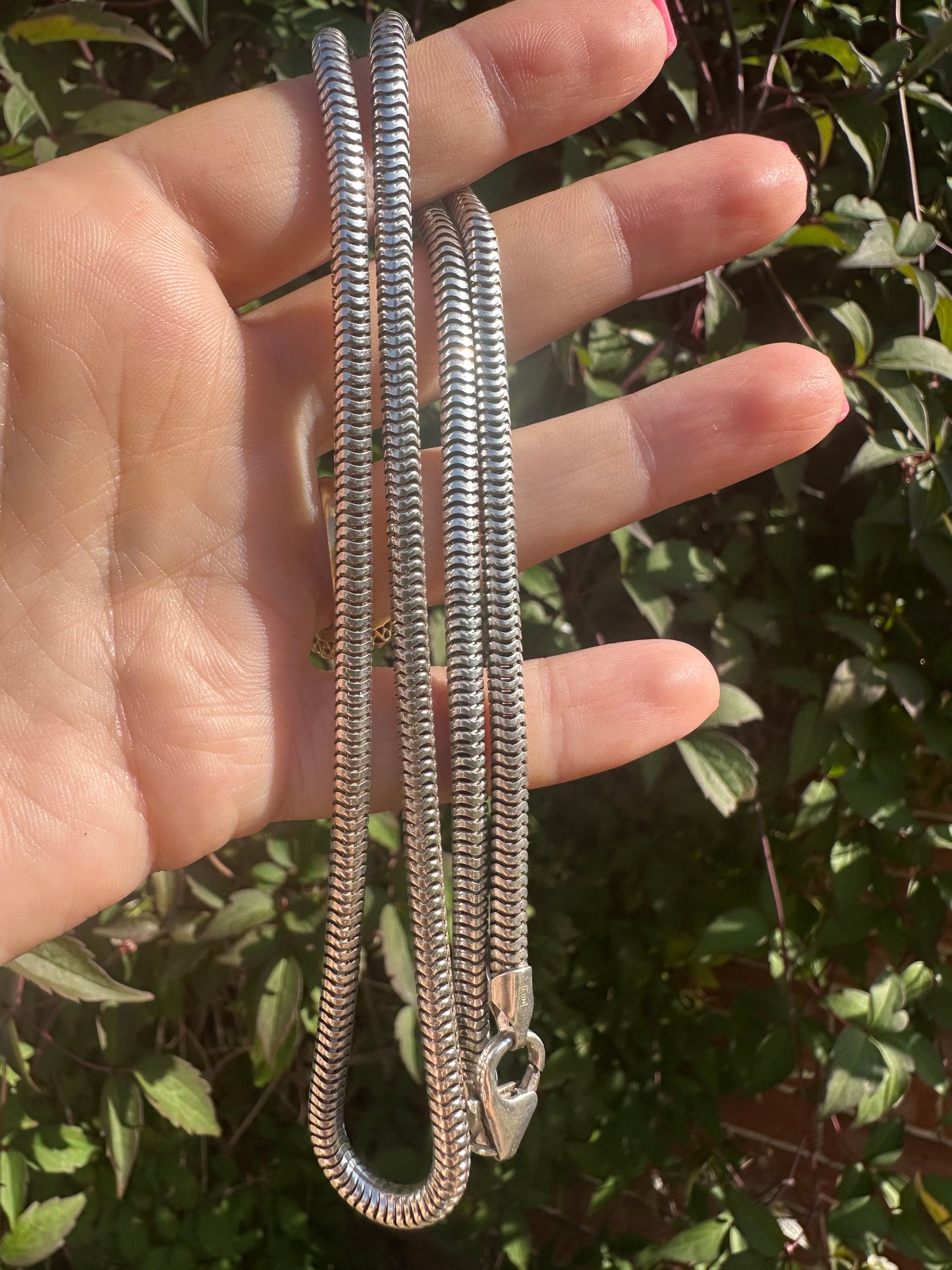 Sterling Silver Chunky Snake chain