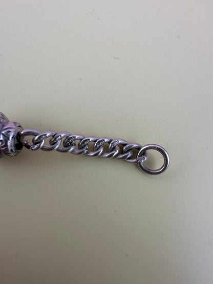 Sterling Silver Spinner Extender with spring ring clasp.