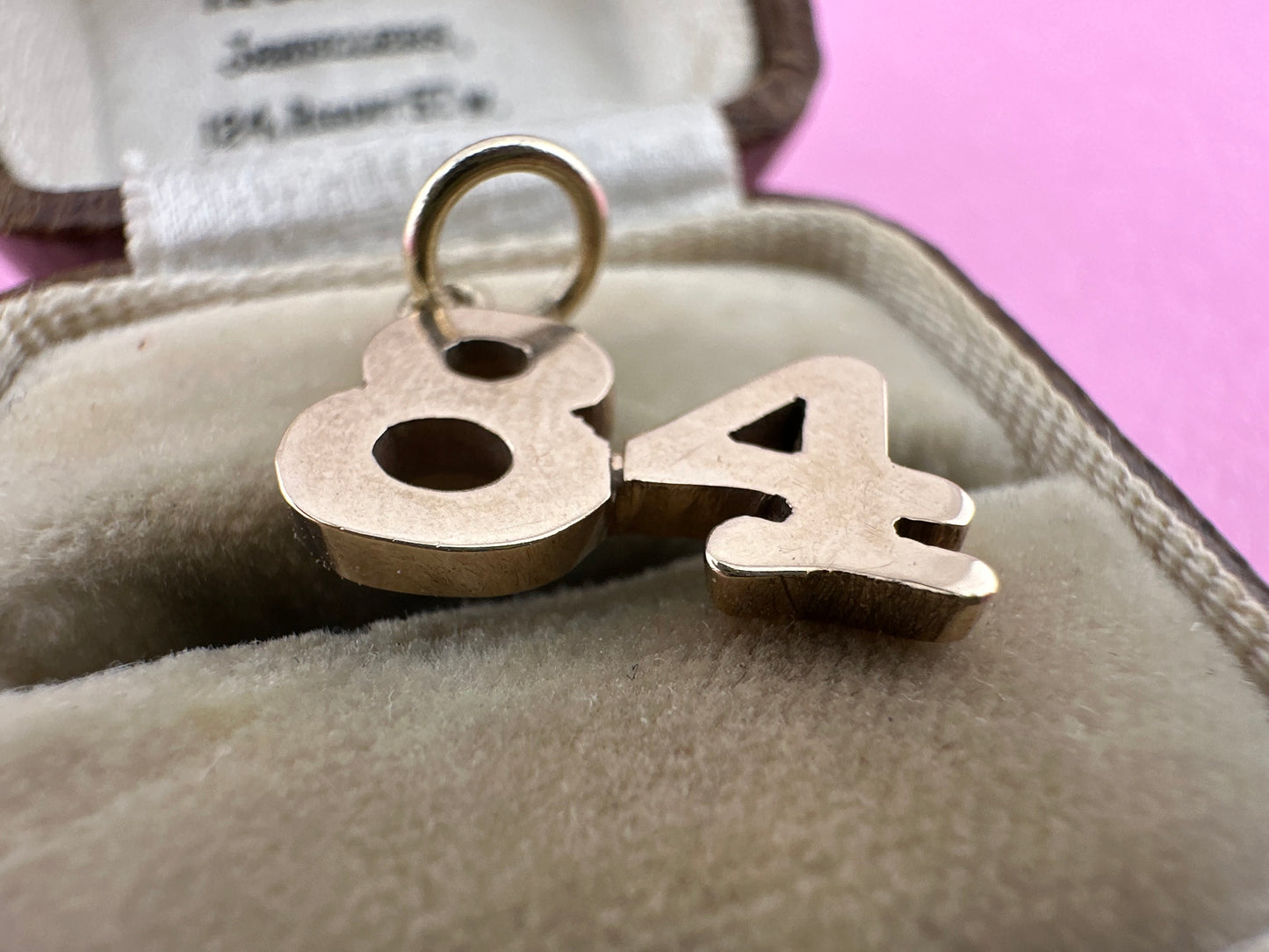 9ct Gold 84 charm