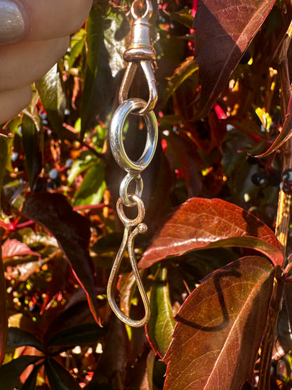 Mix Metal 14ct Shepherds hook & Sterling Silver Loop extender