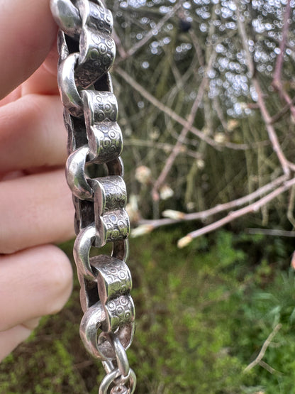 Sterling silver Fancy Flower link extender