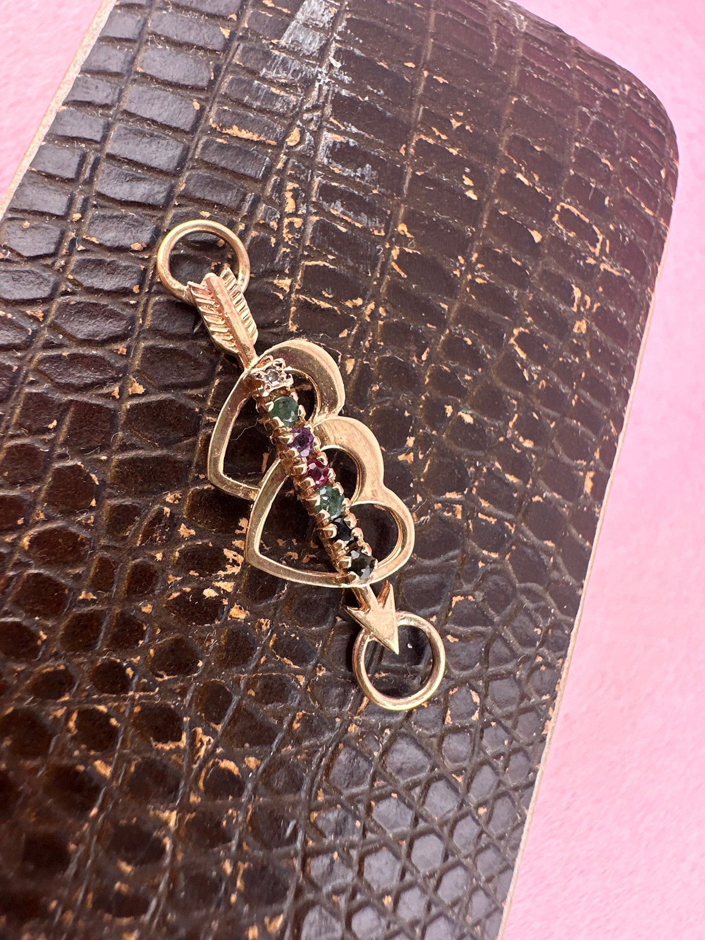 9ct Gold ‘Dearest’ Heart and arrow extender