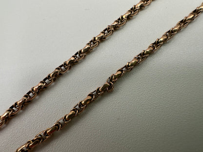 Antique 9ct Gold Wrapped Belcher chain with bolt clasp