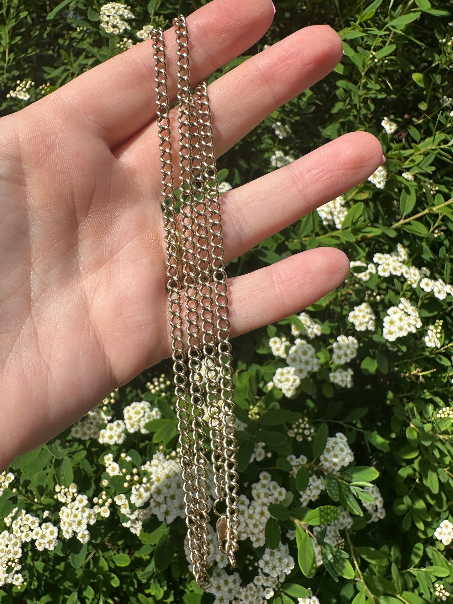 Vintage 9ct Gold Curb chain