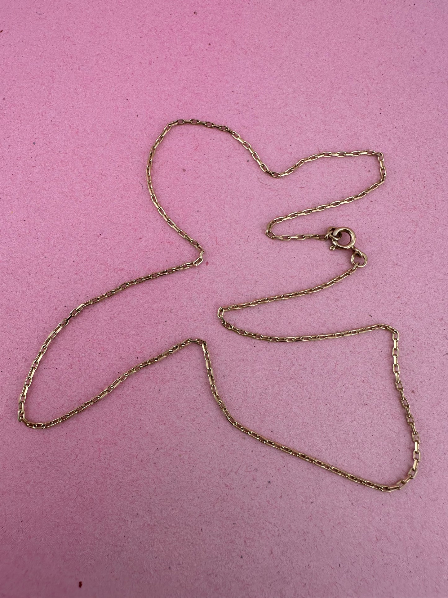 9ct Gold Mini Biker chain