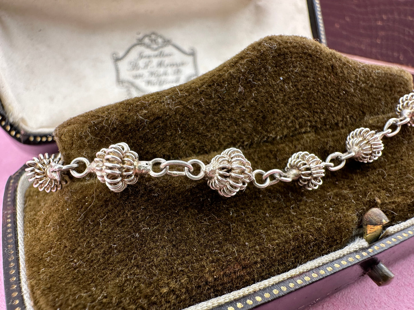 Sterling silver Bauble Link bracelet
