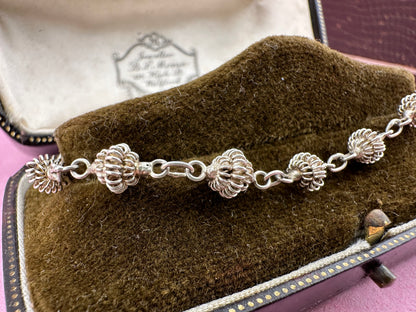 Sterling silver Bauble Link bracelet