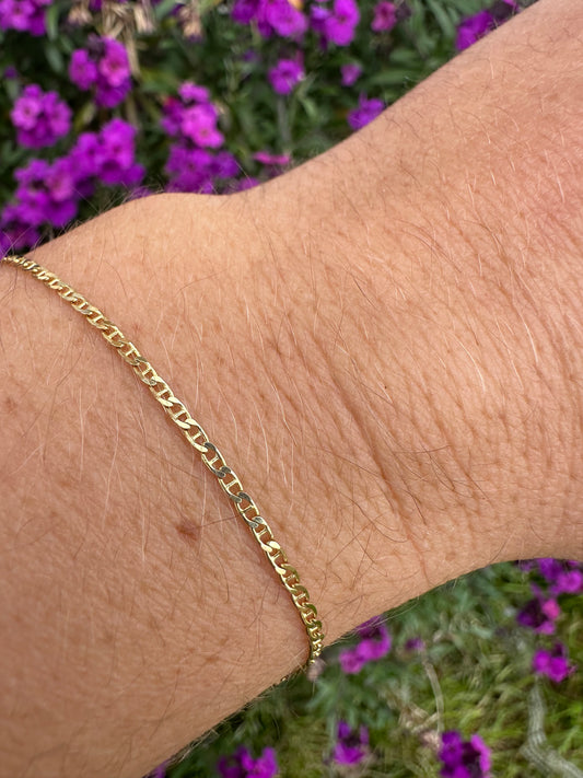 9ct Yellow Gold Mini Mariner bracelet