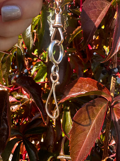 Mix Metal 14ct Shepherds hook & Sterling Silver Loop extender