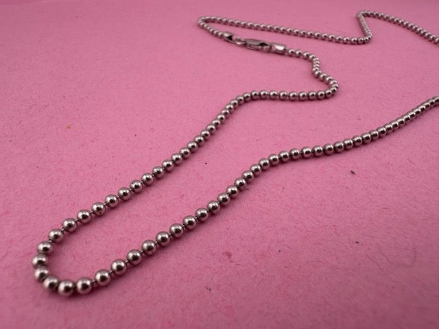 Sterling Silver ball chain