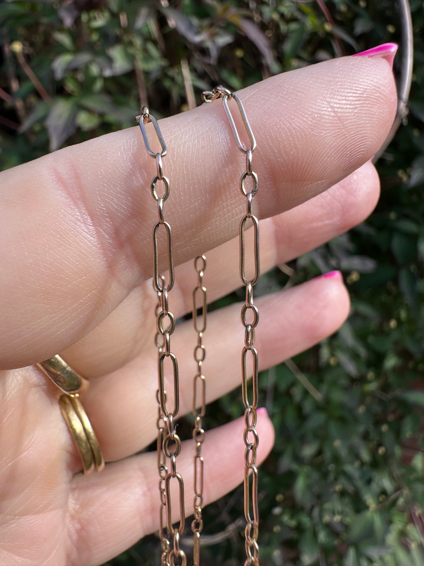 9ct Gold Mini Trombone chain