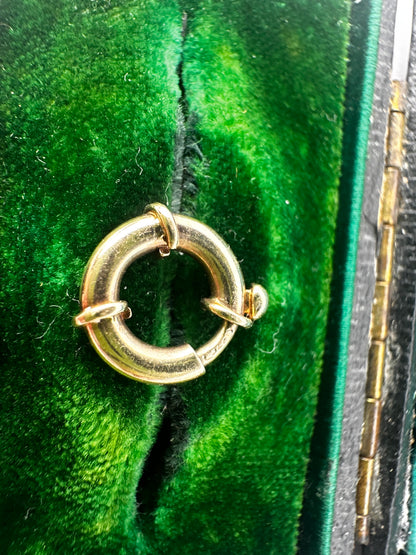 Vintage 9ct Gold bolt clasp