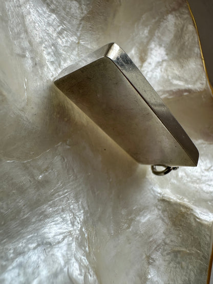 Vintage Silver Ingot Pendant - Silver jubilee 1977