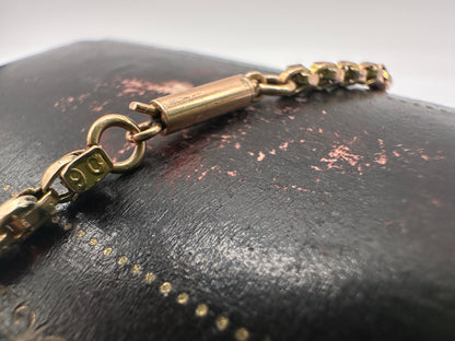 Antique 9ct Rose Gold Tulip chain