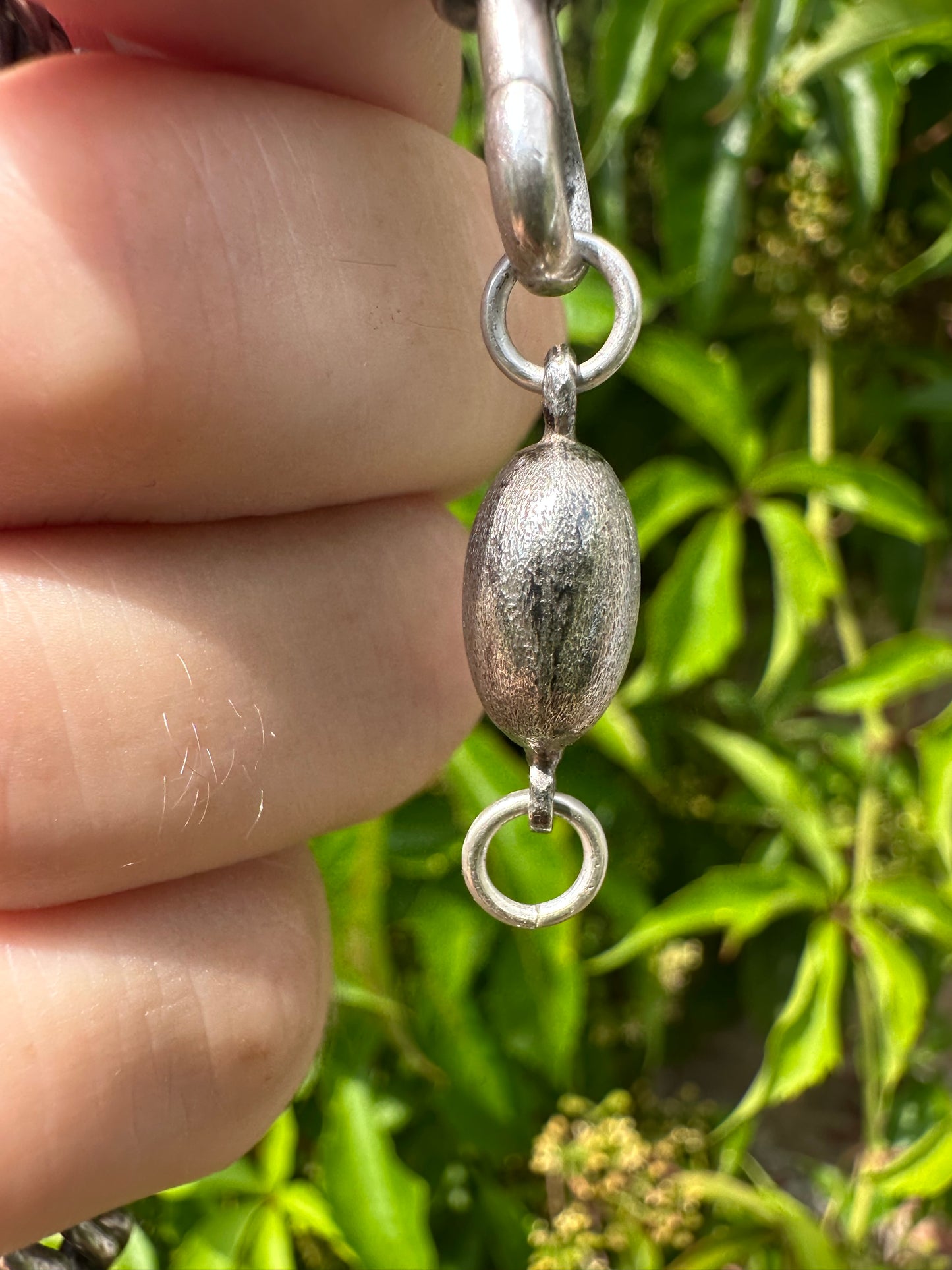 Sterling Silver Cocoa Bean extender