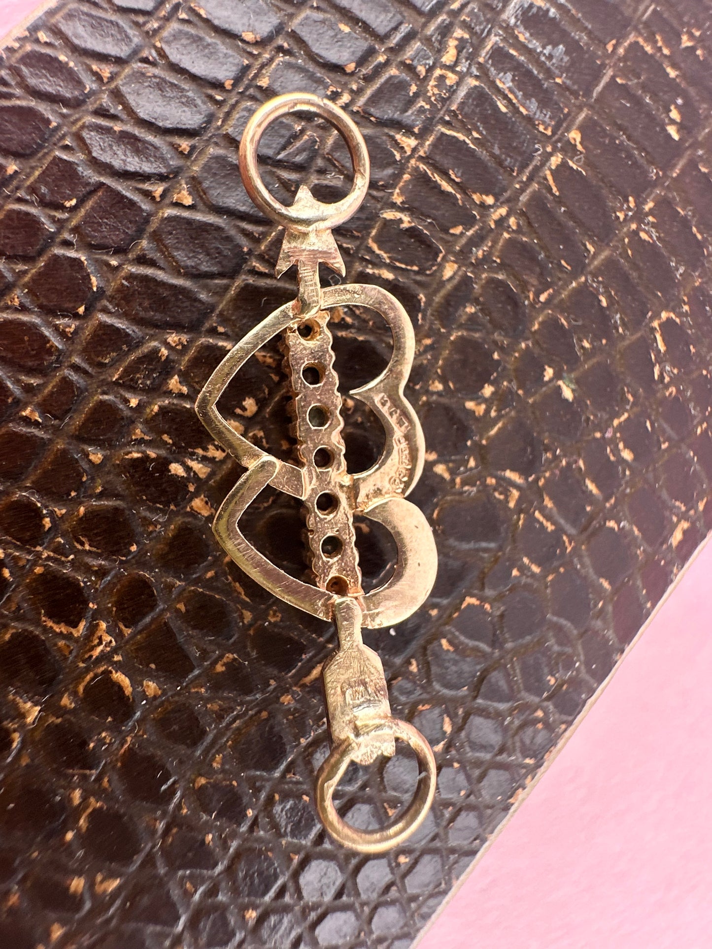 9ct Gold ‘Dearest’ Heart and arrow extender