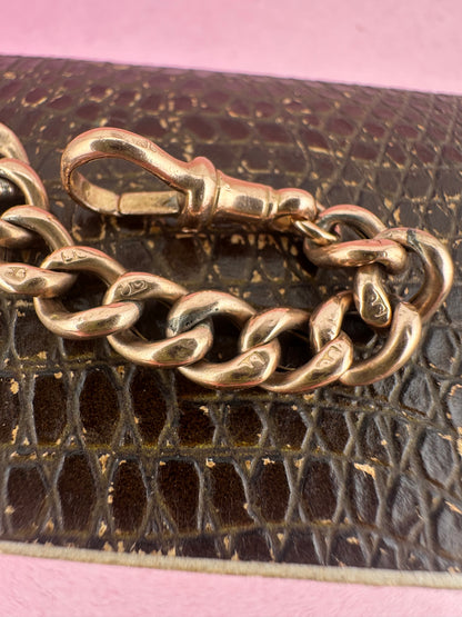 Antique 9ct Rose gold extender