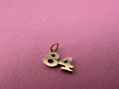 9ct Gold 84 charm