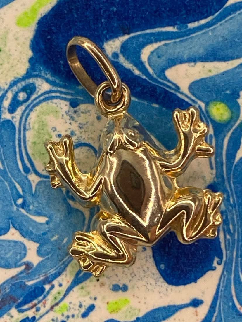 9ct Gold Frog charm