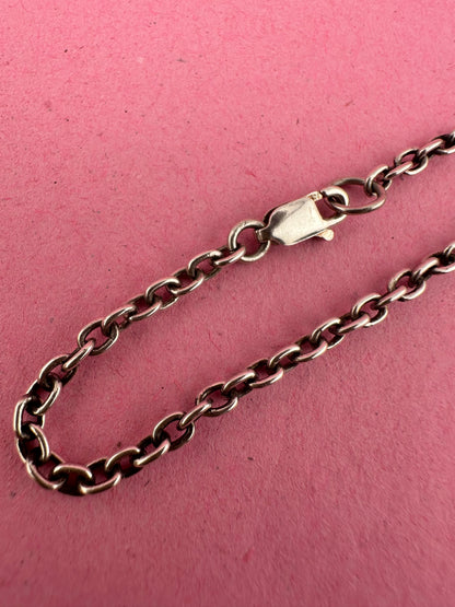 Sterling silver cable bracelet
