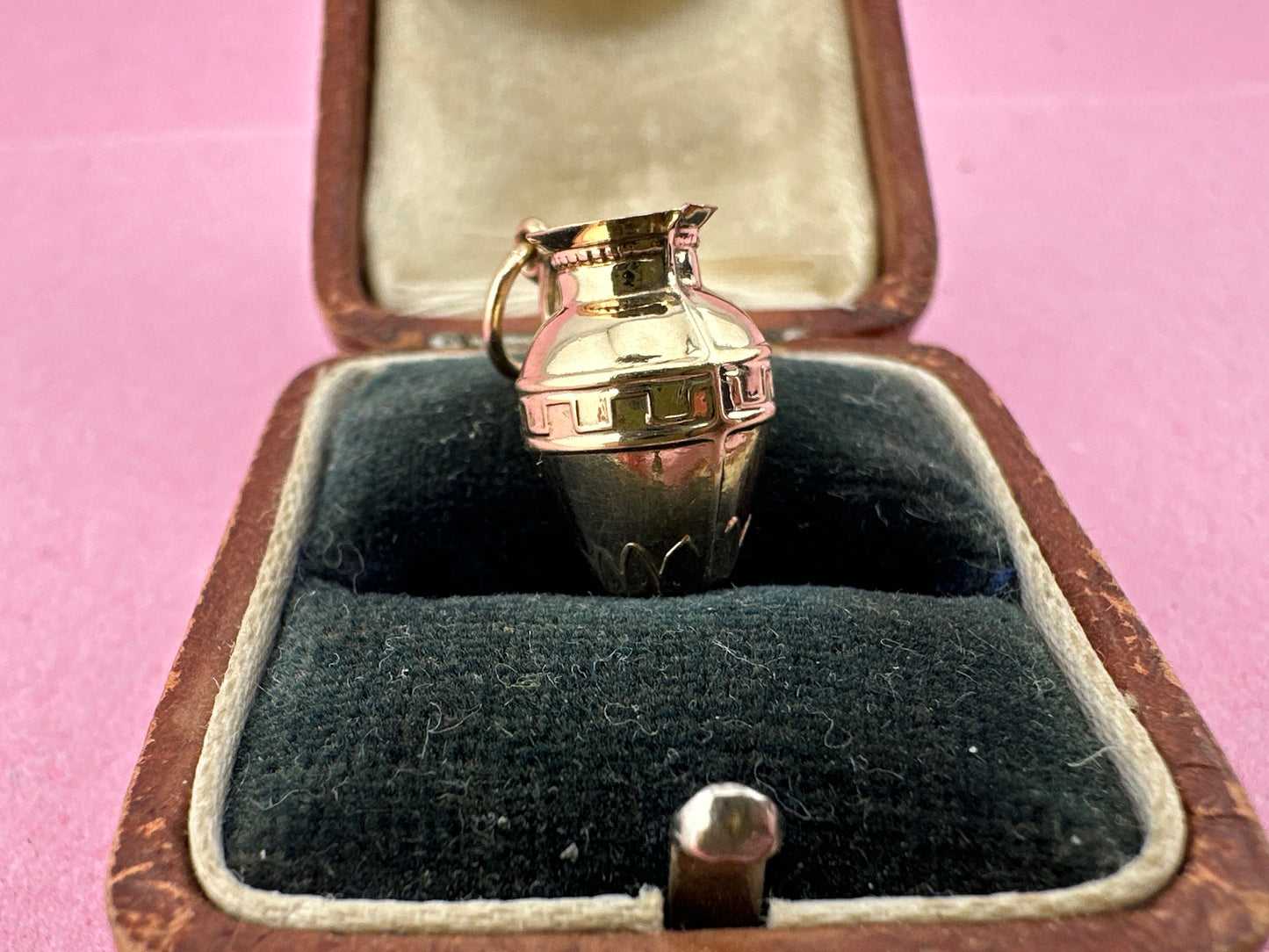 Vintage 9ct Gold greek Jug charm