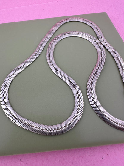 Sterling Silver Flat Herringbone chain