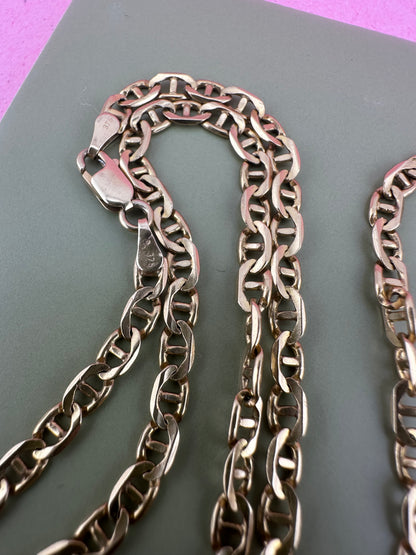 Vintage 9ct Gold Mariner chain