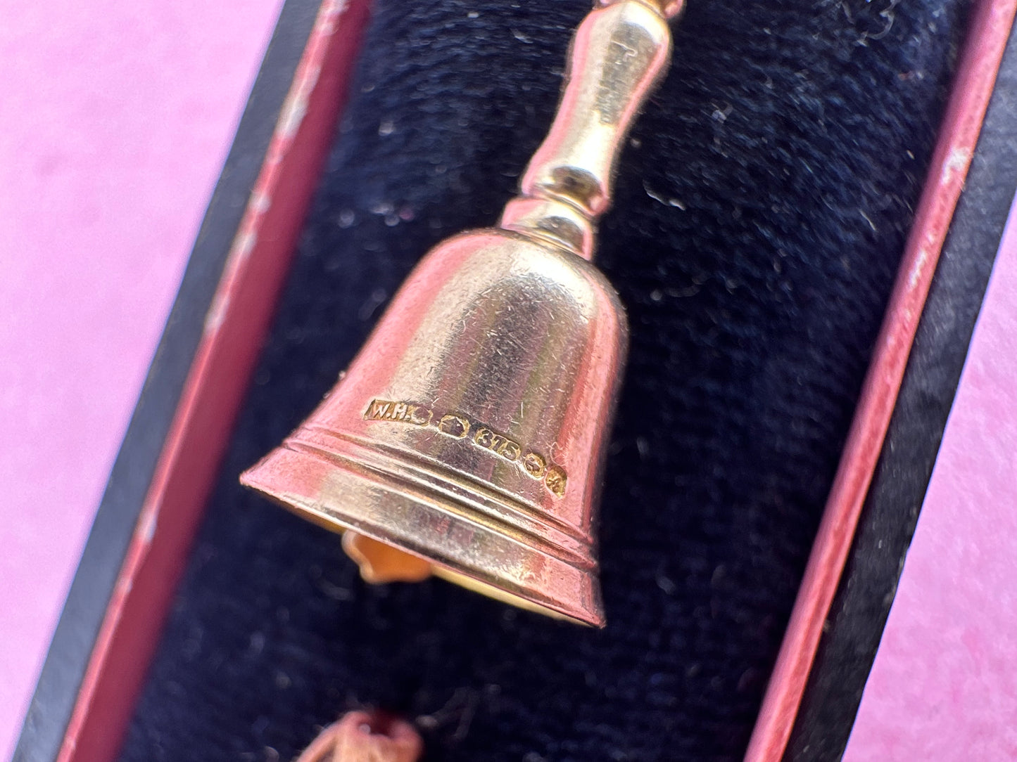 Vintage 9ct Bell Charm, it jingles!
