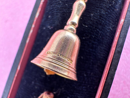 Vintage 9ct Bell Charm, it jingles!