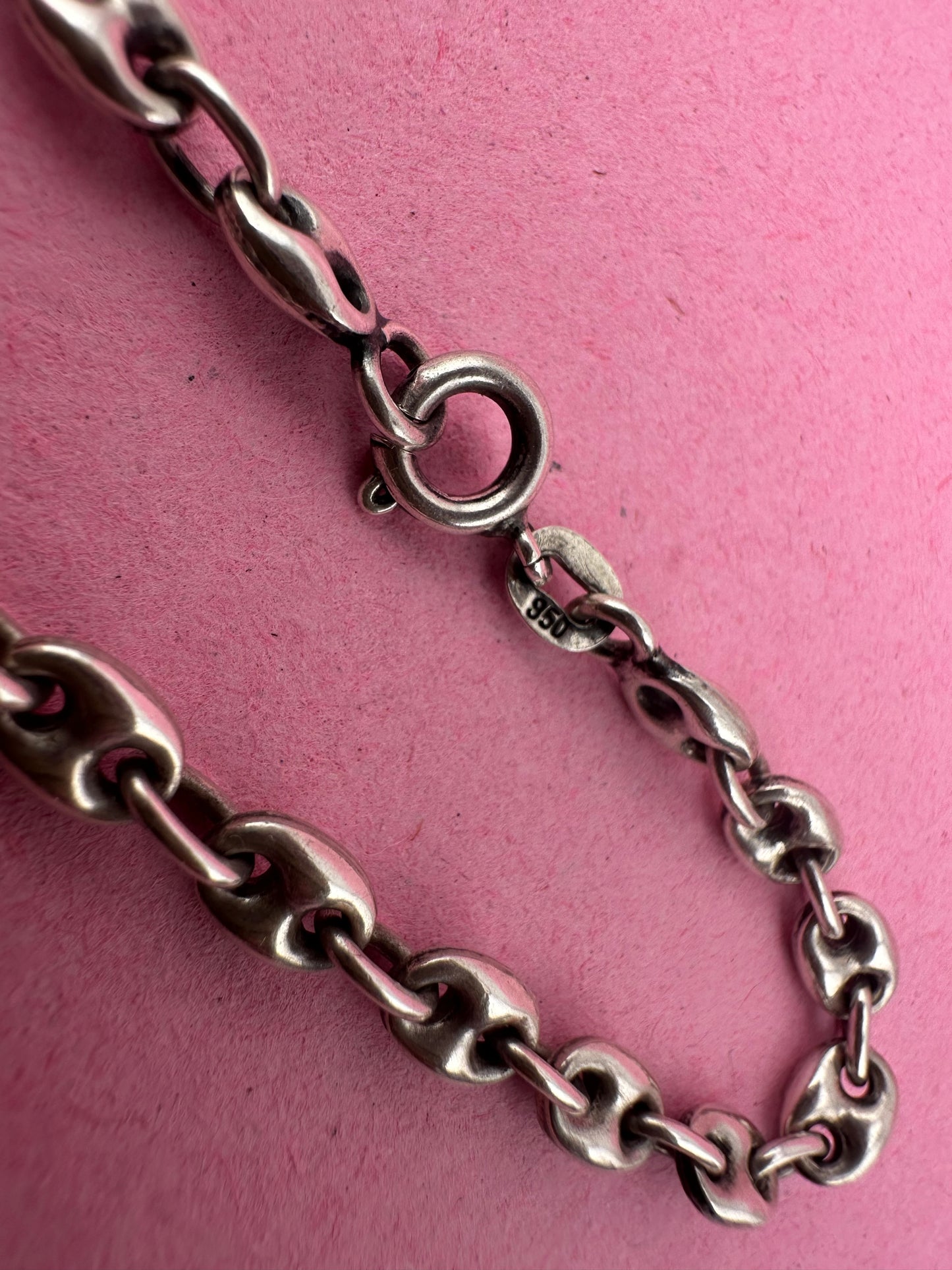 950 silver puffy mariner bracelet
