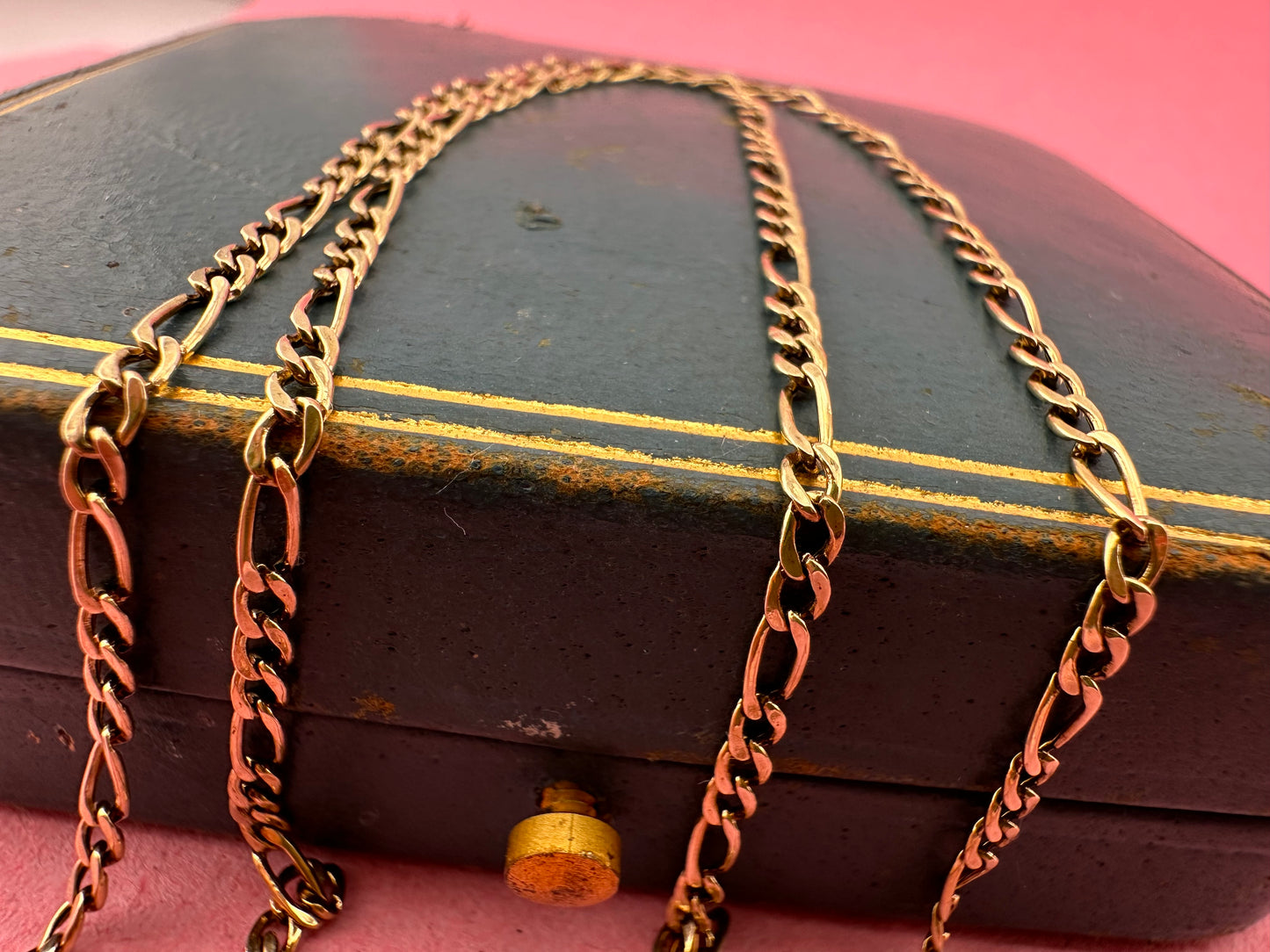 Vintage 9ct Gold Figaro chain