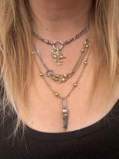 Sterling Silver Orb tassel