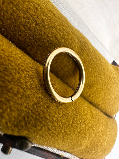 French 18ct Gold Split ring