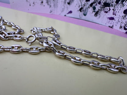Spanish Sterling Silver Puffy Mariner chain