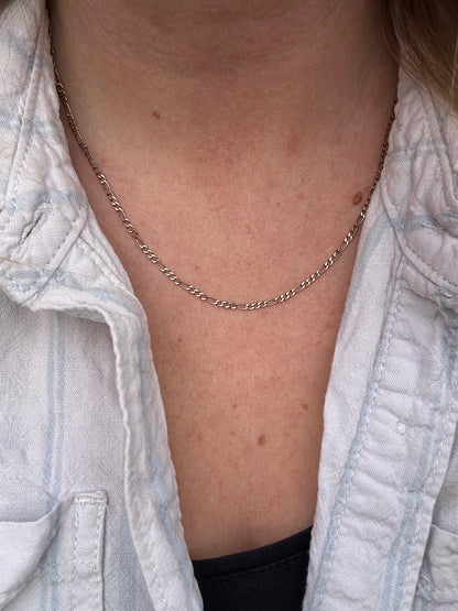 Vintage 9ct Gold Figaro chain