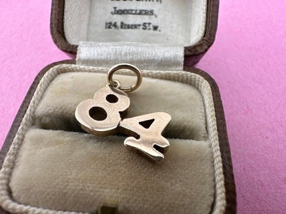 9ct Gold 84 charm