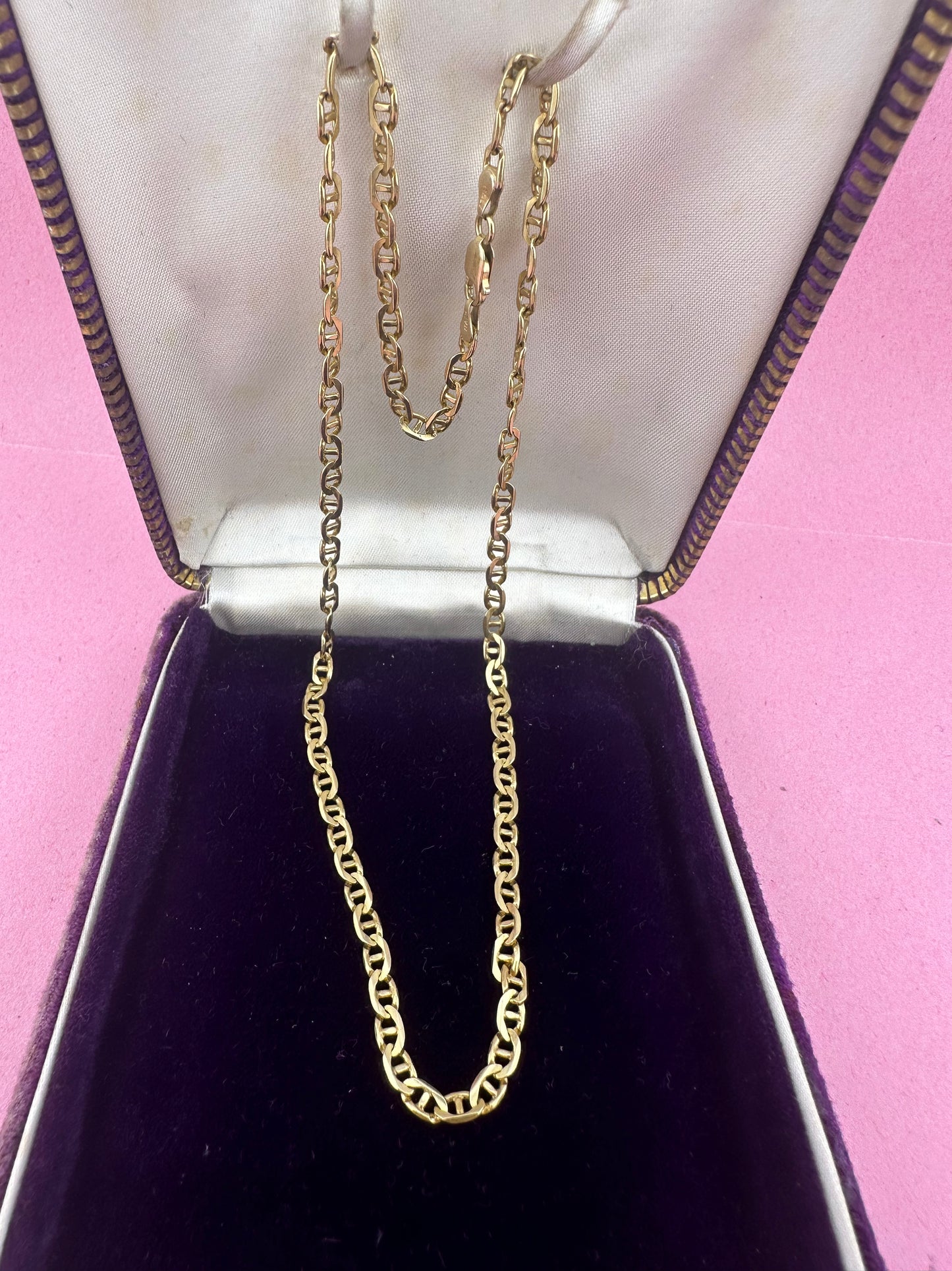 Vintage 9ct Gold Mariner chain