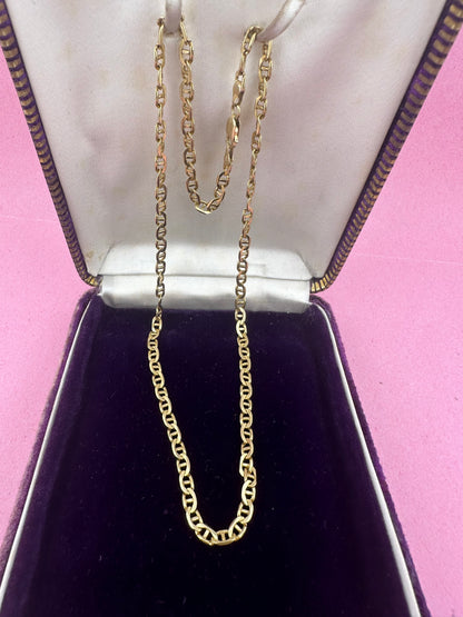 Vintage 9ct Gold Mariner chain