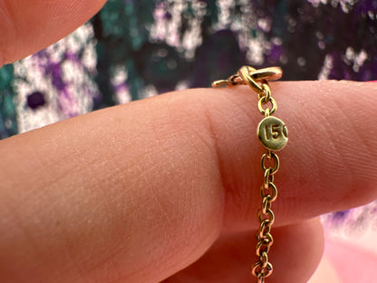 Antique 15ct Gold Bar link chain