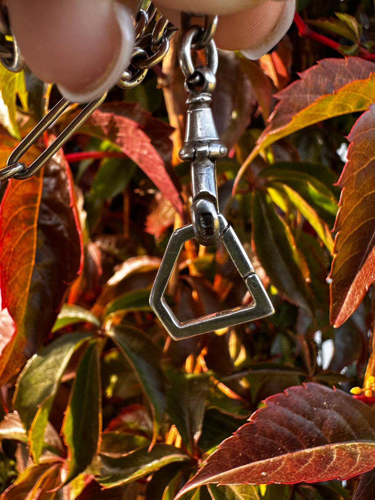 Sterling silver Pentagon shaped connector
