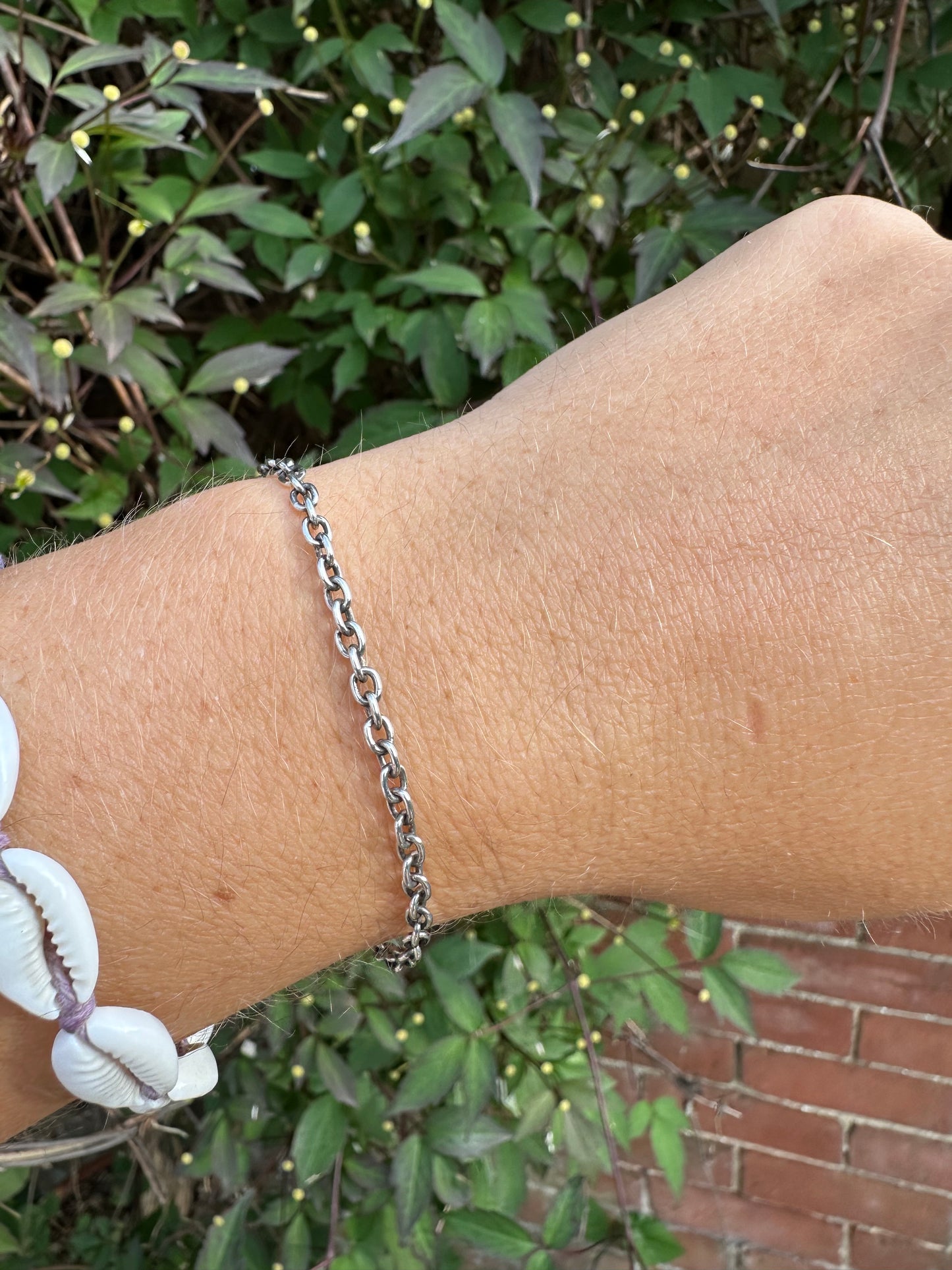 Sterling silver cable bracelet