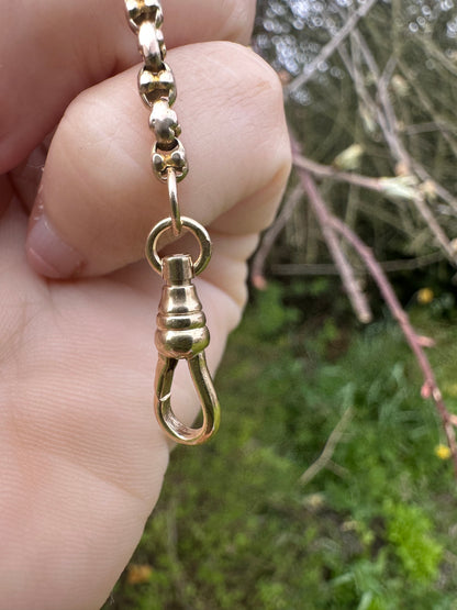 9ct Yellow Gold Popcorn link extender