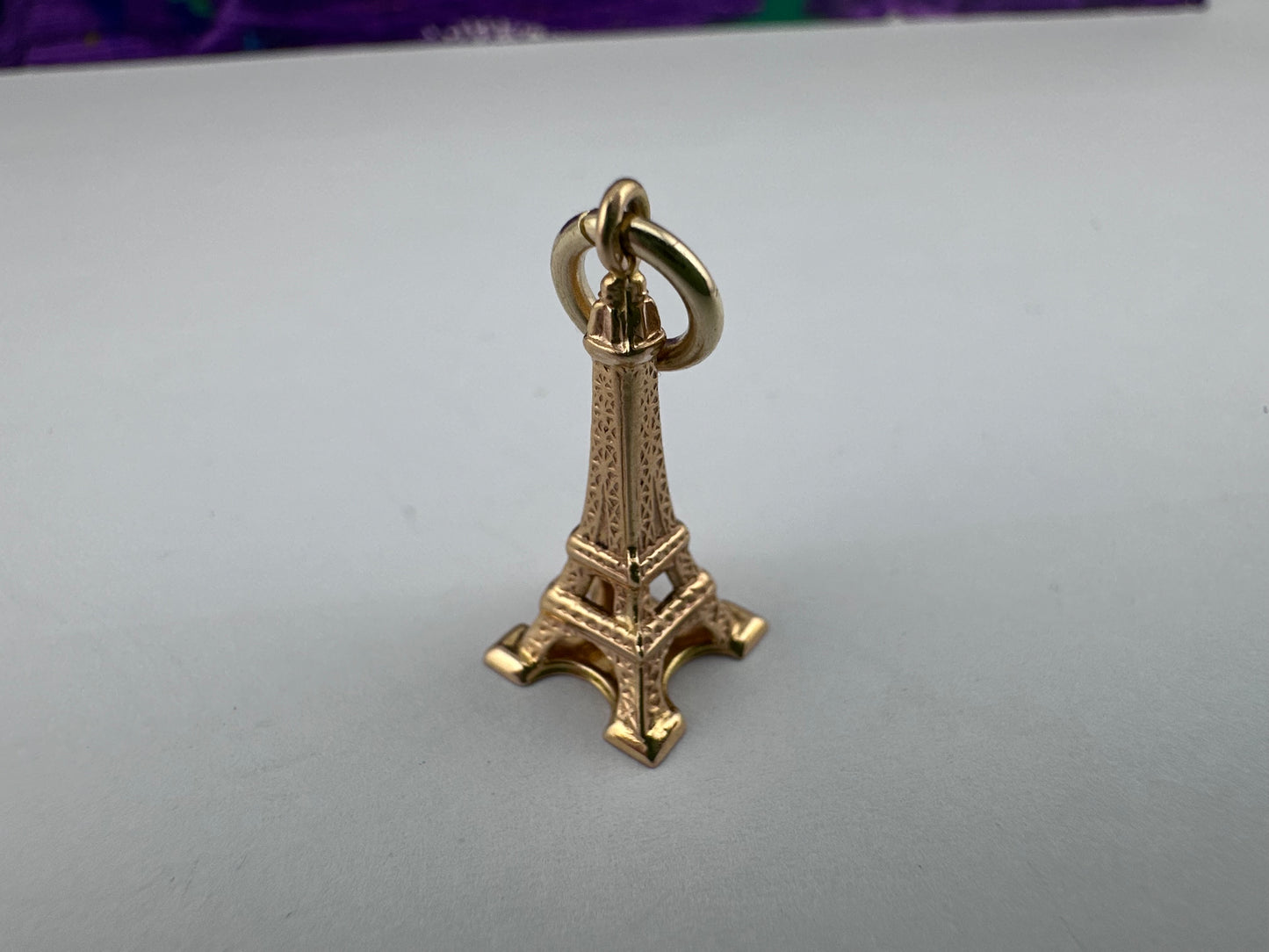 14ct Eiffel Tower charm