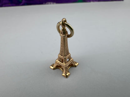 14ct Eiffel Tower charm