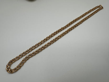 Vintage 9ct yellow Gold figure of 8 chain
